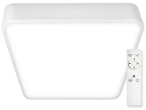 Top Light - LED Dimmelhető mennyezeti lámpa LED/51W/230V négyzet fehér + távirányító