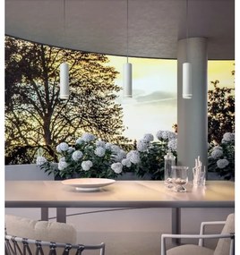 Redo 90513 - LED Kültéri függeszték KLOU LED/9W/230V IP54 fehér