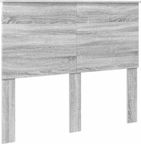 vidaXL Fejtámla Szürke Sonoma 120 cm Faanyag