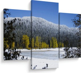 Kép - havas hegyek télen (90x60 cm)