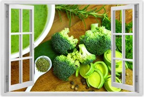 Poszterek 120x80 Zöld zöldségek Egészség