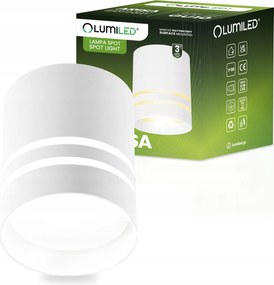 HalogĂ©n lĂĄmpatest Falra szerelhetĆ spot csĆ mennyezeti lĂĄmpa GU10 kerek fehĂ©r