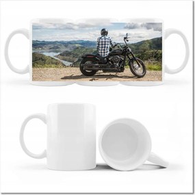 Harley Davidson fényképes bögre Motorkerékpár