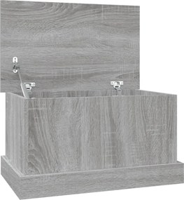 vidaXL szürke sonoma szerelt fa tárolóláda 50x30x28 cm