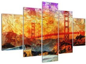 Kép - Golden Gate, San Francisco, Kalifornia (150x105 cm)