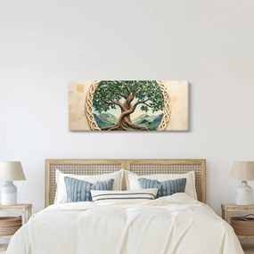 Kép – Fonott életfa (120x50 cm)
