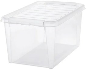 SmartStore Tárolódoboz fehér kapcsokkal Classic,47 l, 47 l