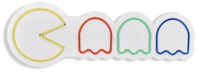 Műanyag LED-es fali dekoráció, Pacman - Multicolor