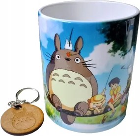 Totoro bögre horgászat kulcstartóval