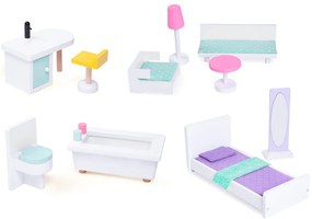 Nagy fa babaház mozgatható lifttel