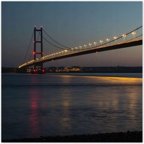 Poszterek 70x70 Híd lámpákkal