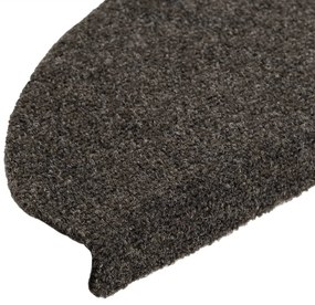 10 db antracit tűlyukasztott öntapadó lépcsővédő 65 x 21 x 4 cm