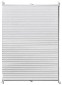 Plisse Roló 70 x 125 cm Fehér Redős Roló