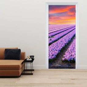 Fotótapéta ajtóra - Virágfarm (95x205cm)