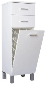 Viva STYLE fürdőszobai ÁLLÓSZEKRÉNY 100 szennyestartós - 2 fiók - 35 x 33 x 100 cm