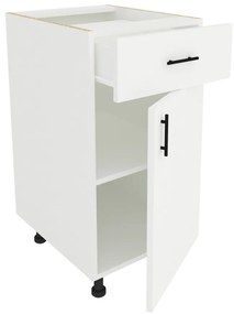 Benita 1 fiókos Alsó konyhaszekrény Fehér 40x50x80 cm