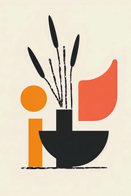 Poszter 30x45cm Széles Fekete