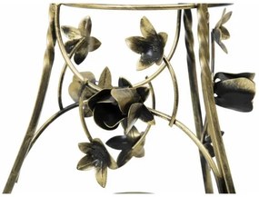 Virágállvány 72x28 cm arany