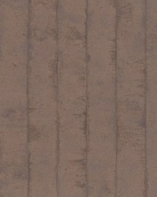 Barna tapéta koptatott vinil szerkezettel a flizelinen