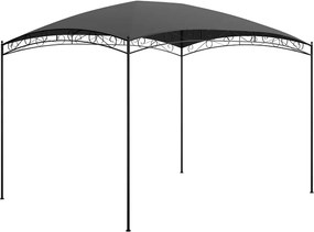 vidaXL antracitszürke pavilon 3 x 4 x 2,65 m 180 g/m²
