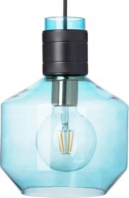 WSW009 kék üveg függőlámpa