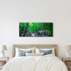 Kép - Erawan vízesés, Kanchanaburi, Thaiföld (120x50 cm)