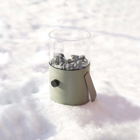 Original olívazöld gázlámpa, magasság 30 cm - Cosi