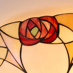 Endon 64182 - Tiffany INGRAM mennyezeti lámpa 2xE27/60W/230V átm. 45 cm