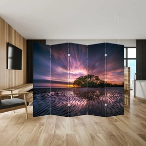 Paraván - Tengerpart naplementekor (210x170 cm)