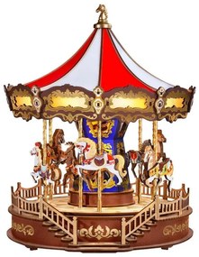 RoboTime - 3D puzzle zenélő doboz Klasszikus körhinta 5V