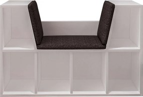Livora könyvespolc, fehér, 103 cm