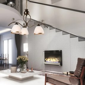 Csillár láncon RETRO II 3xE27/60W/230V