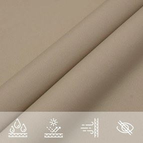 tószínű háromszögű oxford-szövet napvitorla 4,5x4,5x4,5 m