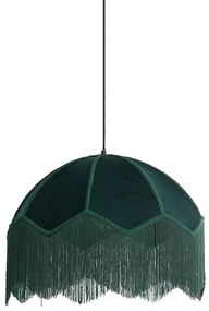Petróleum színű függőlámpa textil búrával ø 50 cm Malacia – Light &amp; Living