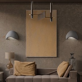 Fali Lámpa Szett (2 db)Wabi Sabi Shell - Betonszürke