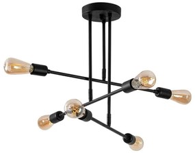 Csillár rúdon FLOWER 6xE27/40W/230V