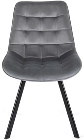 Étkezőgarnitúra 4 db. Szürke Rick székkel. Bővíthető asztal HARRY 102-142 cm