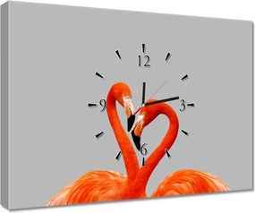 Falióra 60x40 Flamingók