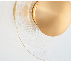 Nova Luce fali lámpa, arany, 3000K melegfehér, beépített LED, 1x4W, 245 lm, 9118514