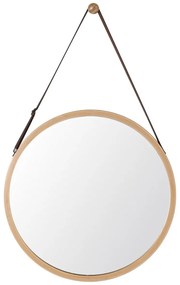 Fali tükör B053 NAT, bambusz