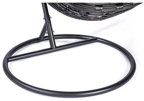 Tahiti sötétszürke műrattan függőfotel - Bonami Selection
