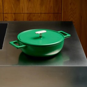 Öntöttvas serpenyő fedővel ø 26 cm tegame Mattia 3.0 – FABINI