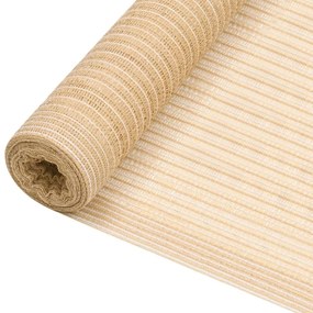 bézs HDPE belátásgátló háló 1,8 x 50 m 75 g/m²