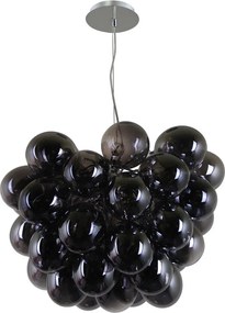 ITALUX PND-7273-S-8-SMK BENTO Glamour Függesztett Lámpa Króm, Füstös G9 IP20