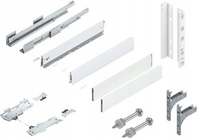 Blum Fiók Merivobox 600 Magas E Tip-On Fehér 70kg