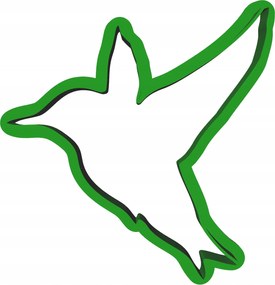 Forma Lyukasztó Sütemény- és Mézeskalácsvágó Kolibri Madár 8cm