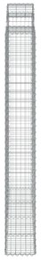 3 db íves horganyzott vas gabion kosár 200x30x220/240 cm
