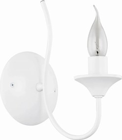 Fali lámpa Alfa Unity White E27 60W fehér fém Lámpák