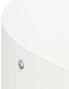 Fehér Kerámia Cserép Fehér Kerámia 30 cm átmérő
