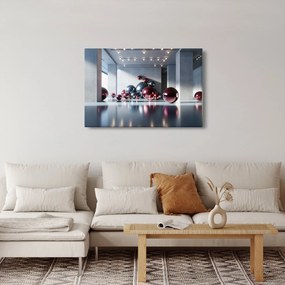 Kép - 3D tér gömbökkel II. (90x60 cm)